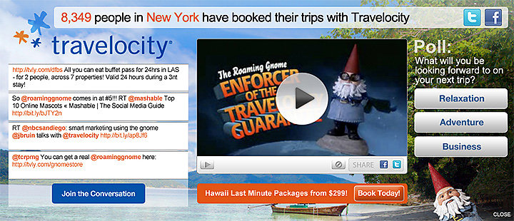 Travelocity Social Hub