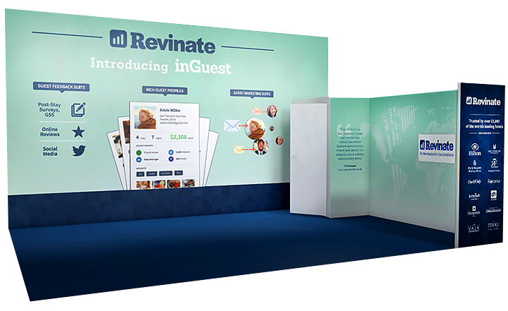 Revinate Tradeshow Booth