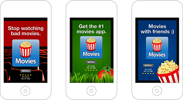 Flixster Mobile-specific Banners